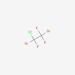 molecular formula C2Br2ClF3 B1294775 1,2-Dibromo-1-chloro-1,2,2-trifluoroethane CAS No. 354-51-8
