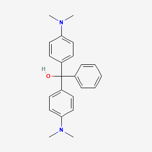 molecular formula C23H26N2O B1294783 Malachite Green Carbinol base CAS No. 510-13-4