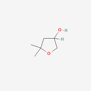 molecular formula C6H12O2 B1294789 3-呋喃醇，四氢-5,5-二甲基- CAS No. 29848-46-2
