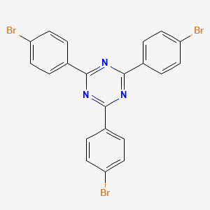 molecular formula C21H12Br3N3 B1294791 2,4,6-Tris(4-bromophenyl)-1,3,5-triazine CAS No. 30363-03-2