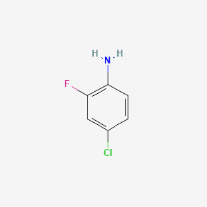 molecular formula C6H5ClFN B1294793 4-氯-2-氟苯胺 CAS No. 57946-56-2