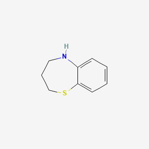 molecular formula C9H11NS B1294794 2,3,4,5-Tetrahydro-1,5-benzothiazepine CAS No. 40358-33-6