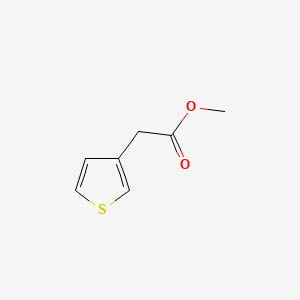 molecular formula C7H8O2S B1294796 METHYL THIOPHENE-3-ACETATE CAS No. 58414-52-1