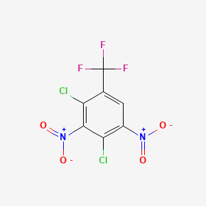 molecular formula C7HCl2F3N2O4 B1294799 2,4-Dichloro-3,5-dinitrobenzotrifluoride CAS No. 29091-09-6