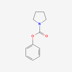 molecular formula C11H13NO2 B1294809 1-吡咯烷羧酸苯酯 CAS No. 55379-71-0