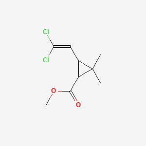 molecular formula C9H12Cl2O2 B1294810 Methyl 3-(2,2-dichlorovinyl)-2,2-dimethylcyclopropanecarboxylate CAS No. 59897-93-7