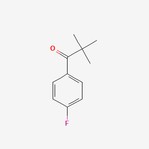molecular formula C11H13FO B1294811 1-Propanone, 1-(4-fluorophenyl)-2,2-dimethyl- CAS No. 64436-59-5