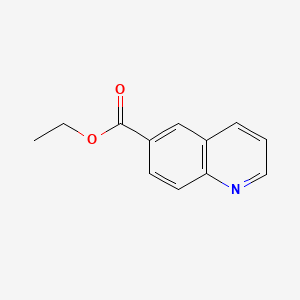 molecular formula C12H11NO2 B1294812 Ethyl 6-quinolinecarboxylate CAS No. 73987-38-9