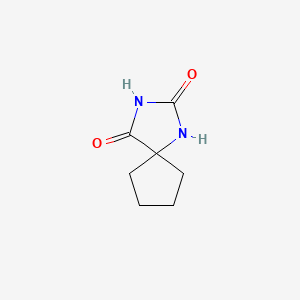 molecular formula C7H10N2O2 B1294813 1,3-Diazaspiro[4.4]nonane-2,4-dione CAS No. 699-51-4