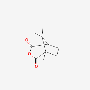 molecular formula C10H14O3 B1294820 Camphoric anhydride CAS No. 595-30-2