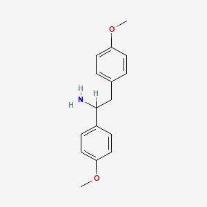 molecular formula C16H19NO2 B1294829 1,2-Bis(4-methoxyphenyl)ethanamine CAS No. 36265-54-0