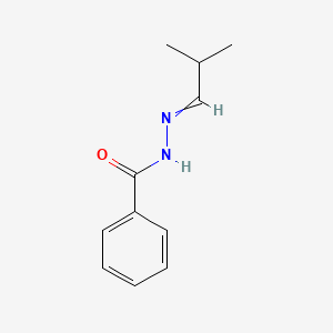 molecular formula C11H14N2O B1294830 Benzoic acid, (2-methylpropylidene)hydrazide CAS No. 63494-84-8