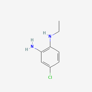 molecular formula C8H11ClN2 B1294831 1,2-Benzenediamine, 4-chloro-N1-ethyl- CAS No. 62476-15-7