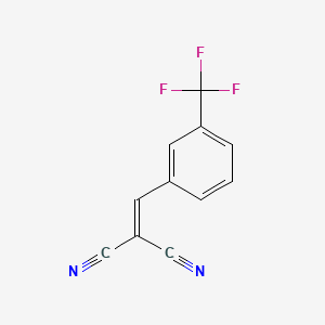 molecular formula C11H5F3N2 B1294841 Malononitrile, (3-trifluoromethylbenzylidene)- CAS No. 36937-90-3