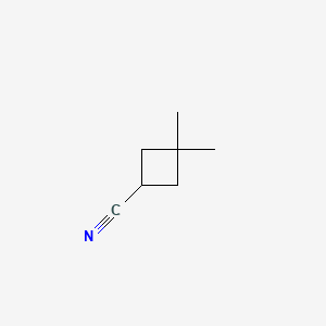 molecular formula C7H11N B1294848 3,3-Dimethylcyclobutanecarbonitrile CAS No. 53783-86-1