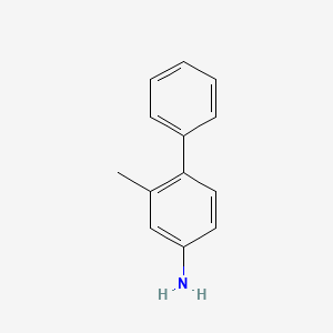 molecular formula C13H13N B1294852 3-甲基-4-苯基苯胺 CAS No. 63019-97-6