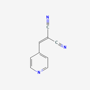 molecular formula C9H5N3 B1294853 1,1-dicyano-2-(pyridine-4-yl)ethylene CAS No. 63080-75-1