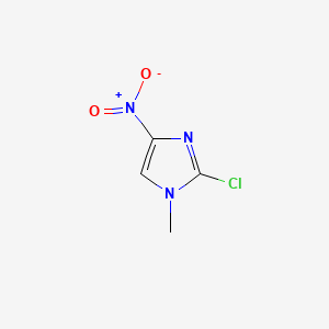 molecular formula C4H4ClN3O2 B1294854 2-Chloro-1-methyl-4-nitro-1H-imidazole CAS No. 63634-21-9