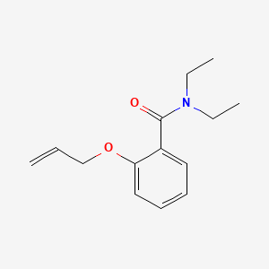 molecular formula C14H19NO2 B1294860 N,N-diethyl-2-prop-2-enoxybenzamide CAS No. 63887-51-4