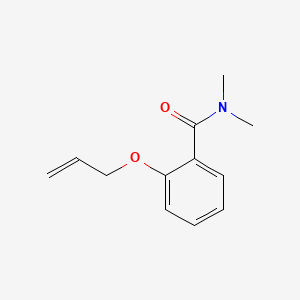 molecular formula C12H15NO2 B1294861 N,N-dimethyl-2-prop-2-enoxybenzamide CAS No. 63887-52-5