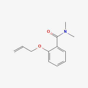 molecular formula C12H15NO2 B1294861 BENZAMIDE, o-ALLYLOXY-N,N-DIMETHYL- CAS No. 63887-52-5