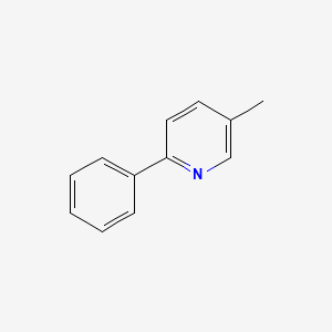 molecular formula C12H11N B1294863 5-Methyl-2-phenylpyridine CAS No. 27012-22-2