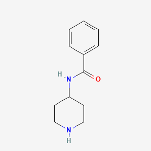 molecular formula C12H16N2O B1294873 N-哌啶-4-基苯甲酰胺 CAS No. 33953-37-6