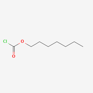 molecular formula C8H15ClO2 B1294879 Carbonochloridic acid, heptyl ester CAS No. 33758-34-8