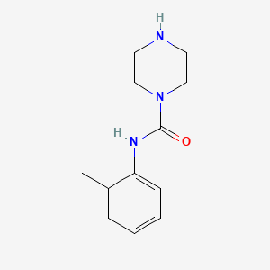 molecular formula C12H17N3O B1294887 Piperazine-1-carboxylic acid o-tolylamide CAS No. 856437-75-7