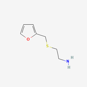 molecular formula C7H11NOS B1294888 2-(Furfurylthio)ethylamine CAS No. 36415-21-1