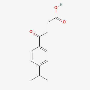 molecular formula C13H16O3 B1294900 Benzenebutanoic acid, 4-(1-methylethyl)-gamma-oxo- CAS No. 6947-81-5