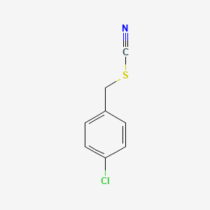 molecular formula C8H6ClNS B1294901 Thiocyanic acid, 4-chlorobenzyl ester CAS No. 2082-64-6