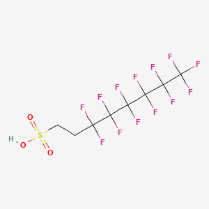 molecular formula C6F13CH2CH2SO3H<br>C8H5F13O3S B1294905 3,3,4,4,5,5,6,6,7,7,8,8,8-tridecafluorooctane-1-sulfonic acid CAS No. 27619-97-2