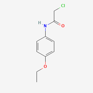 molecular formula C10H12ClNO2 B1294918 2-chloro-N-(4-ethoxyphenyl)acetamide CAS No. 2153-08-4