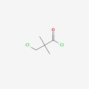 molecular formula C5H8Cl2O B1294922 3-氯戊酰氯 CAS No. 4300-97-4