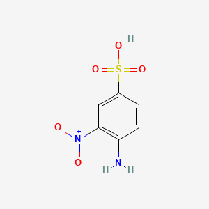 molecular formula C6H6N2O5S B1294930 2-硝基苯胺-4-磺酸 CAS No. 616-84-2