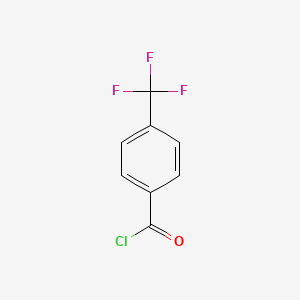molecular formula C8H4ClF3O B1294942 4-(三氟甲基)苯甲酰氯 CAS No. 329-15-7