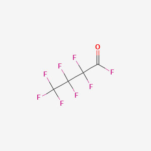 molecular formula C4F8O B1294944 Heptafluorobutyryl fluoride CAS No. 335-42-2