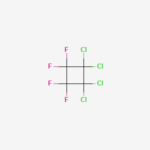 molecular formula C4Cl4F4 B1294948 1,1,2,2-四氯-3,3,4,4-四氟环丁烷 CAS No. 336-50-5