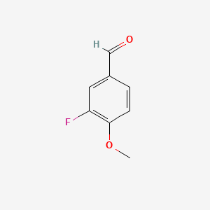 molecular formula C8H7FO2 B1294953 3-Fluoro-p-anisaldehyde CAS No. 351-54-2