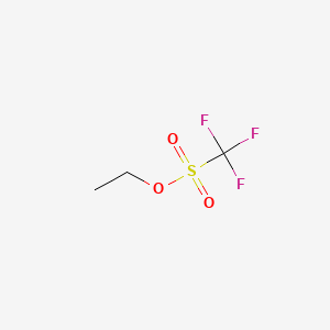 molecular formula C3H5F3O3S B1294954 Ethyl trifluoromethanesulfonate CAS No. 425-75-2
