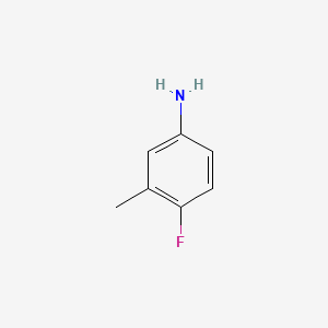 molecular formula C7H8FN B1294958 4-Fluoro-3-methylaniline CAS No. 452-69-7
