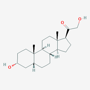 molecular formula C21H34O3 B129496 Tetrahydrodeoxycorticosterone CAS No. 567-03-3