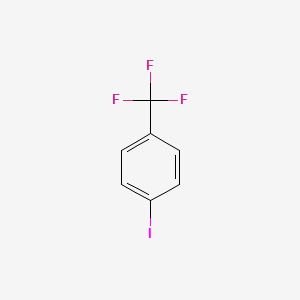 molecular formula C7H4F3I B1294960 4-Iodobenzotrifluoride CAS No. 455-13-0