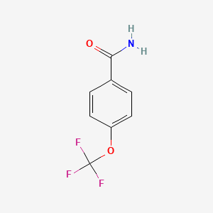 molecular formula C8H6F3NO2 B1294962 4-(三氟甲氧基)苯甲酰胺 CAS No. 456-71-3