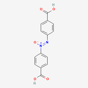 molecular formula C14H10N2O5 B1294967 4,4'-Azoxydibenzoic acid CAS No. 582-69-4