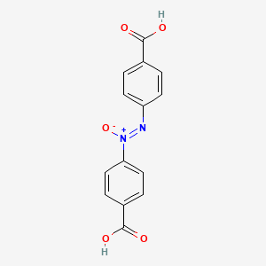 molecular formula C14H10N2O5 B1294967 Benzoic acid, 4,4'-azoxybis- CAS No. 582-69-4