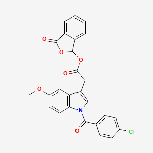 molecular formula C27H20ClNO6 B1294969 Talmetacin CAS No. 67489-39-8
