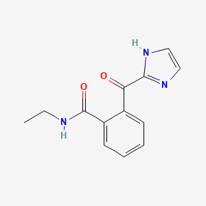 molecular formula C13H13N3O2 B12949705 N-Ethyl-2-(1H-imidazole-2-carbonyl)benzamide CAS No. 62366-92-1