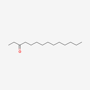 molecular formula C14H28O B1294971 3-Tetradecanone CAS No. 629-23-2